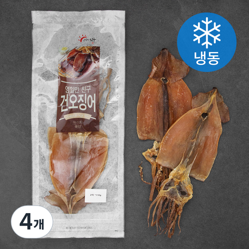 영일만친구 건오징어 2미 (냉동), 110g, 4개