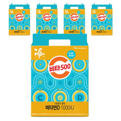 광동제약 비타500 비타민D 1000 IU, 100개, 100ml