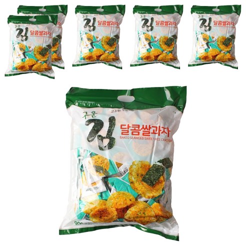 구운김 달콤 쌀과자, 6개, 900g