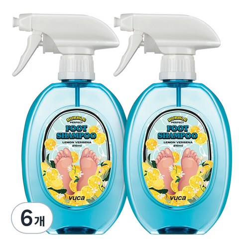 뷰카 퍼펙트 버플 풋샴푸, 1개입, 6개, 510ml