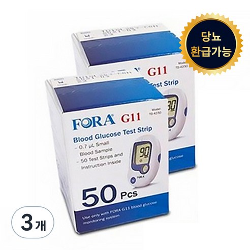 포라 G11 strips 혈당시험지 TD-4230, 50개입, 6개