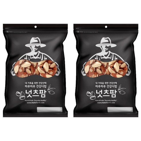 넛츠팜 브라질너트, 1kg, 2개