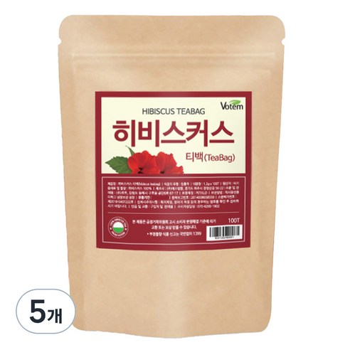 라돌체비타 히비스커스 삼각티백 50p, 1.2g, 50개입, 5개