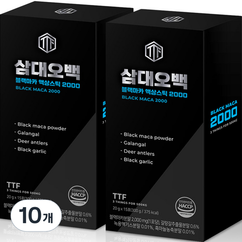 삼대오백 블랙 마카 2000 액상스틱, 300g, 10개