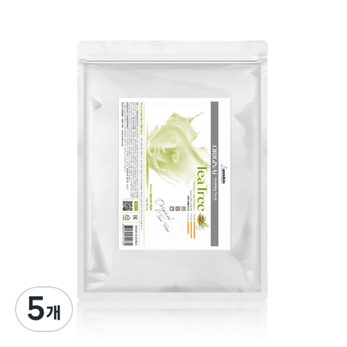 안스킨 오리지날 티트리 모델링팩 1kg, 5개, 1개입