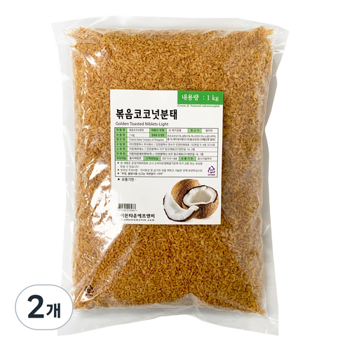 이든타운에프앤비 볶음코코넛분태, 1kg, 2개