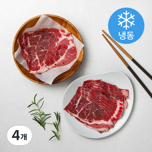 6다이닝 미국산 살치살 바로구이 (냉동), 500g, 4개