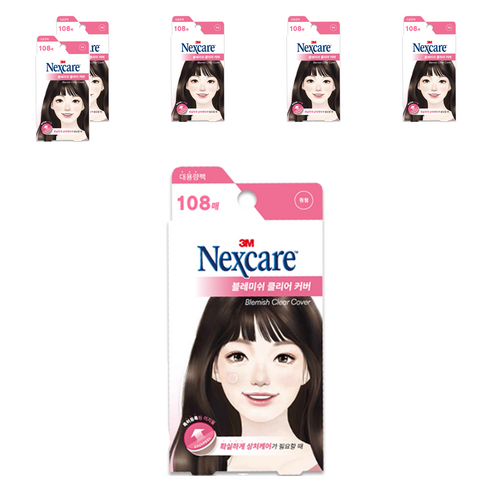 3M 넥스케어 블레미쉬 클리어 커버, 108개입, 6개