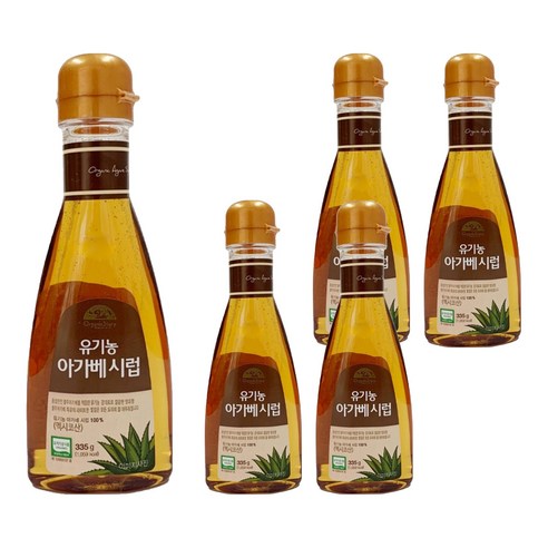 OrganicStory 유기농 아가베 시럽, 335g, 5개