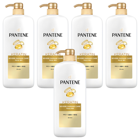 팬틴 극손상케어 컨디셔너 대용량, 1.2L, 5개