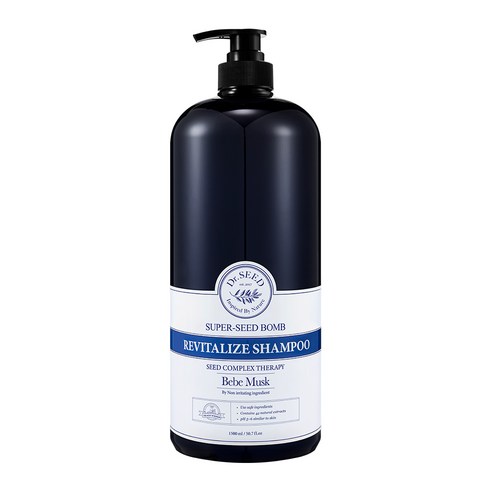 닥터시드 슈퍼시드밤 리바이탈라이즈 샴푸 베베머스크, 1500ml, 1개