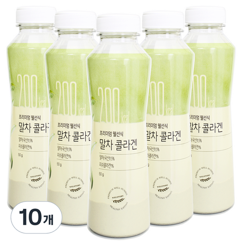 프리미엄 웰선식 말차콜라겐, 10개, 50g