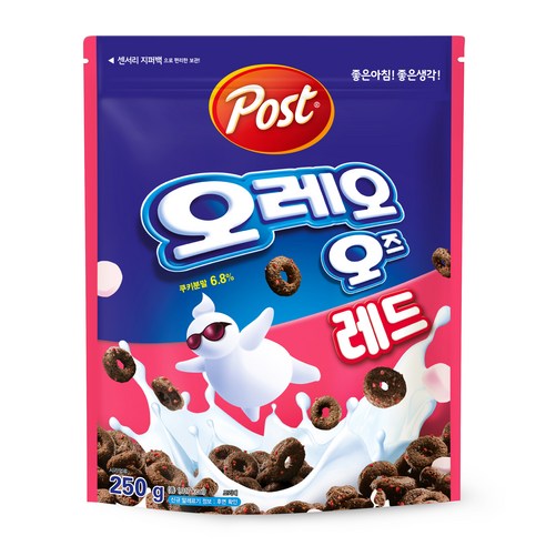 오레오오즈 레드 시리얼, 250g, 1개