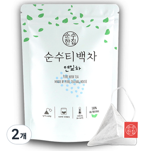 순수한집 연잎차 티백, 1g, 10개입, 2개