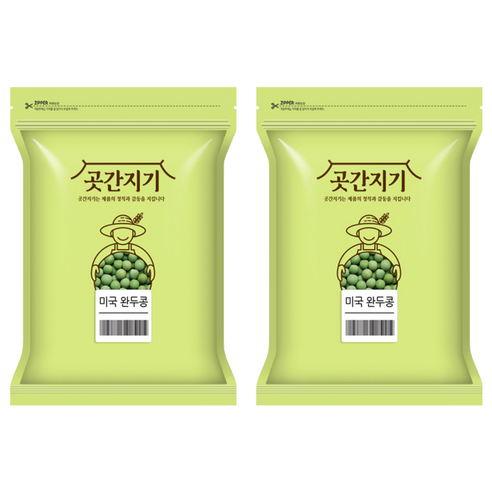 곳간지기 완두콩, 2kg, 2개