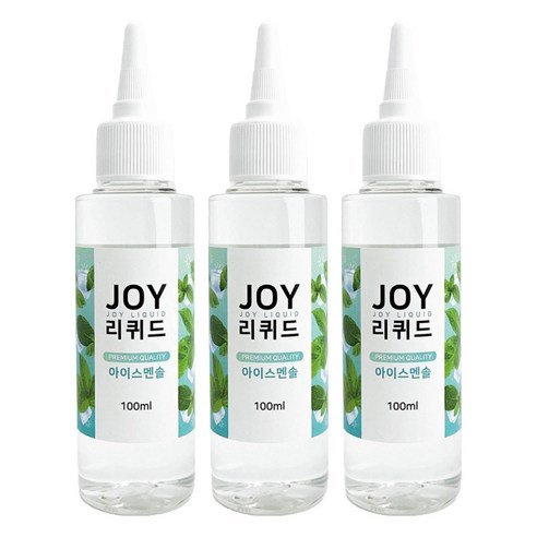아로마조이 조이리퀴드 슬라임 향료 100ml, 3개, 아이스멘솔