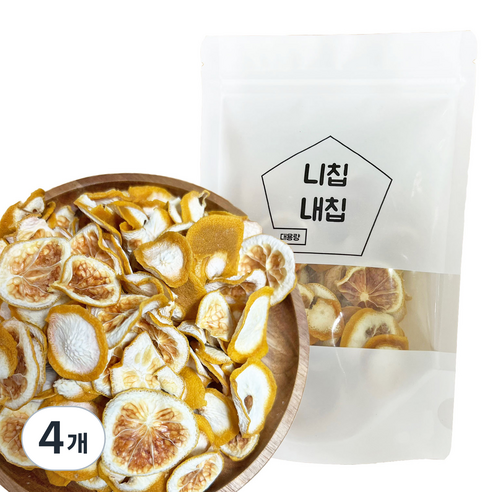 니칩내칩 활용도가 좋은 건조 레몬껍질, 40g, 4개