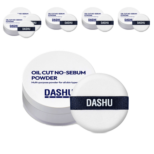 다슈 맨즈 오일컷 노세범 파우더 5g, 화이트, 6개