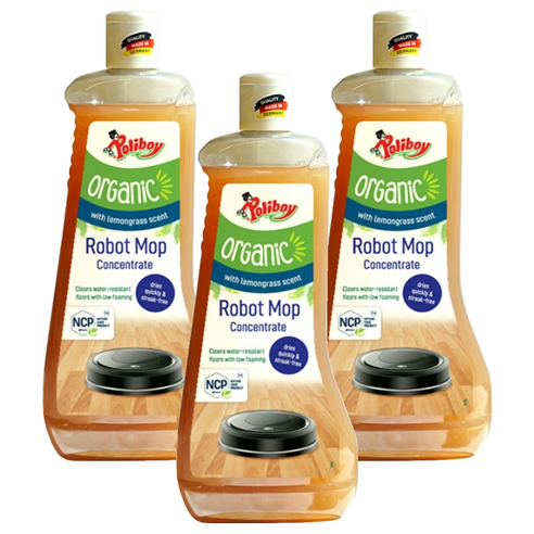 폴리보이 오가닉 로봇청소기 바닥 세정제, 500ml, 3개