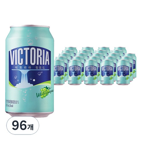 웅진 빅토리아 청포도 탄산수, 350ml, 96개