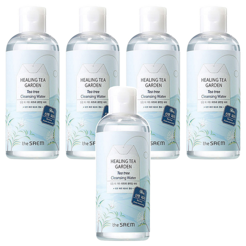 더샘 힐링 티 가든 티트리 클렌징 워터, 300ml, 5개