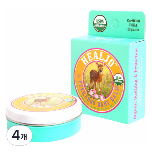 힐조 피카부 베이비밤, 30g, 4개