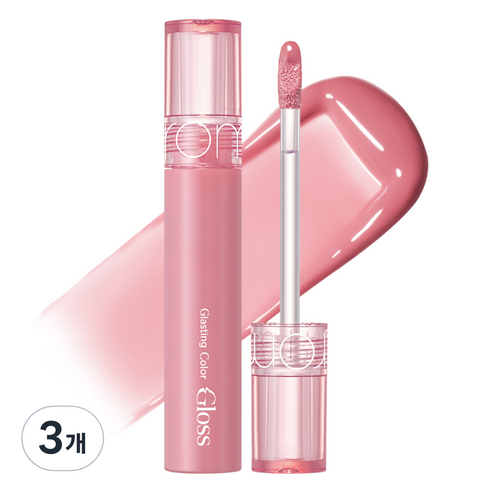 롬앤 글래스팅 컬러 글로스, 3개, 4g, 01 피오니 발레