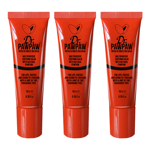 닥터포포 틴티드 컬러 멀티밤 10ml, 얼티메이트 레드, 3개