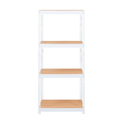 스피드랙 V2 선반 4단 600 x 600 x 1800 mm, 화이트(앵글)