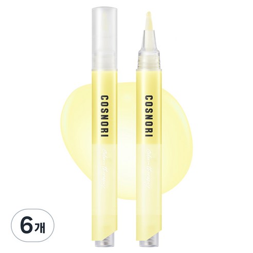 코스노리 컬러테라피 네일 세럼 01 시트러스, 4ml, 6개