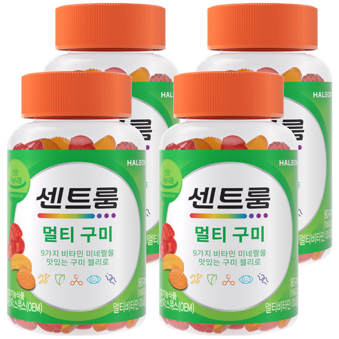 센트룸 멀티 구미 160g, 80정, 4개