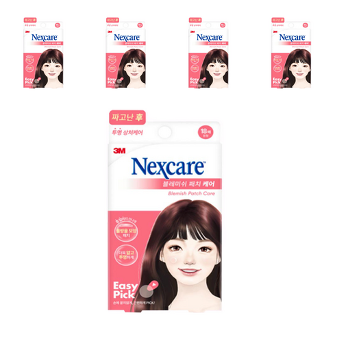 3M All New 넥스케어 블레미쉬 패치 케어, 18개입, 5개