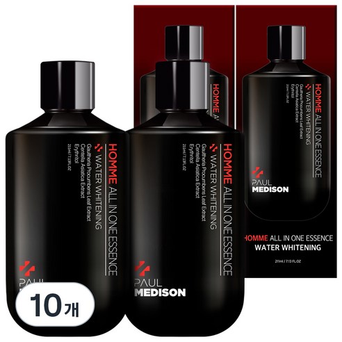 폴메디슨 옴므 워터화이트닝 스킨로션 올인원 에센스, 211ml, 10개