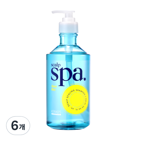 케라시스 두피스파 샴푸 아쿠아블루, 6개, 750ml