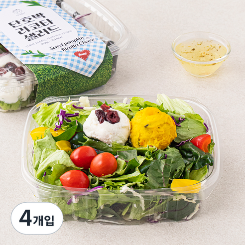 세끼판다 단호박 리코타 샐러드, 192g, 4개입