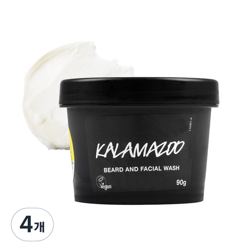 러쉬 칼라마주 비어드 앤 페이셜 워시, 90g, 4개