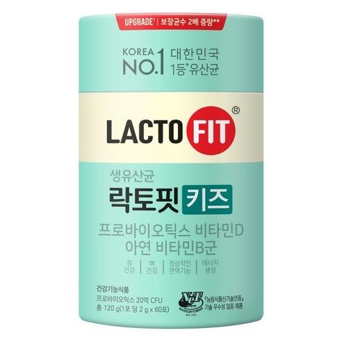 락토핏 어린이 생유산균, 120g, 1개 어린이 건강식품