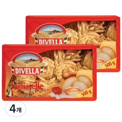 디벨라 딸리아뗄레 파스타, 500g, 4개