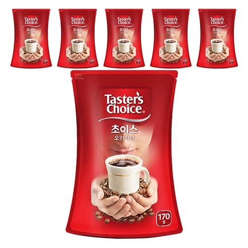 테이스터스초이스 네슬레 오리지날, 170g, 1개입, 6개
