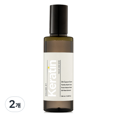 볼륨바이태양 케라틴 프리즈 앤 샤인 헤어스프레이, 180ml, 2개