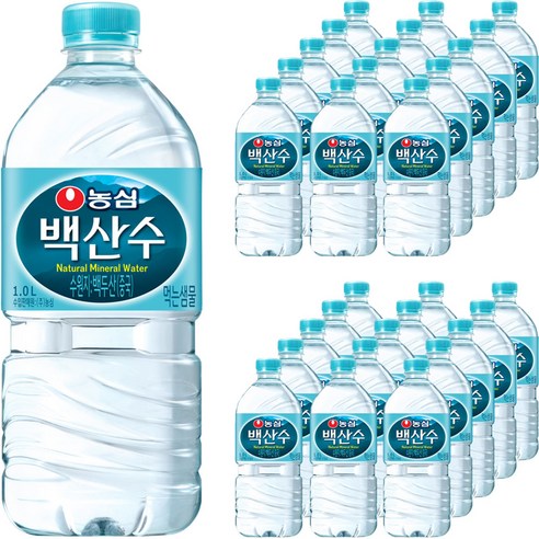 농심 백산수, 1L, 144개