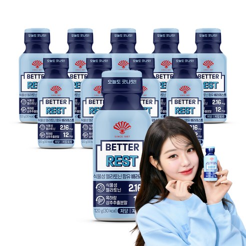 동화약품 식물성 멜라토닌 함유 배러레스트, 10개, 120ml