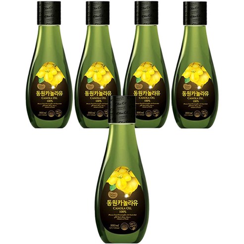 동원 카놀라유, 900ml, 5개