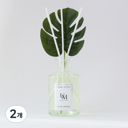 유멜 시그니처 디퓨저 200ml, 아카시아모링가, 2개
