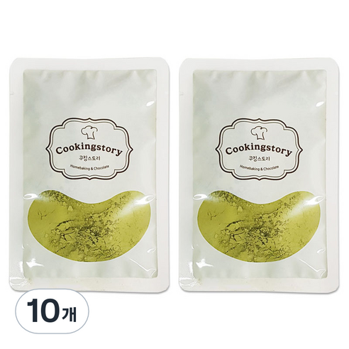 쿠킹스토리 녹차가루, 100g, 1개입, 10개