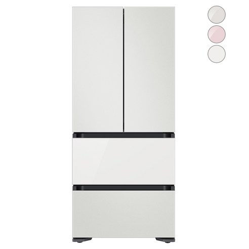 [색상선택형] 삼성전자 비스포크 프리스탠딩 김치냉장고 플러스 방문설치, RQ48A9402AP, 글램 화이트