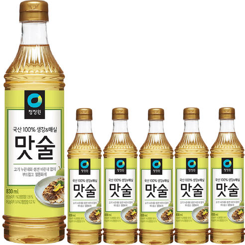 청정원 맛술, 6개, 830ml