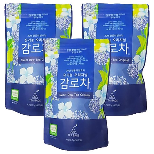 감로700 유기농 오리지날 감로차, 0.3g, 30개입, 3개