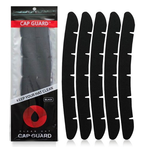 클린햇 캡가드 10p, 블랙, 1세트