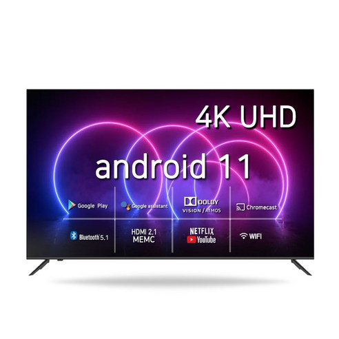 시티브 4K UHD 구글 스마트 HDR TV, 164cm(65인치), Z6505GSMT, 벽걸이형, 방문설치
